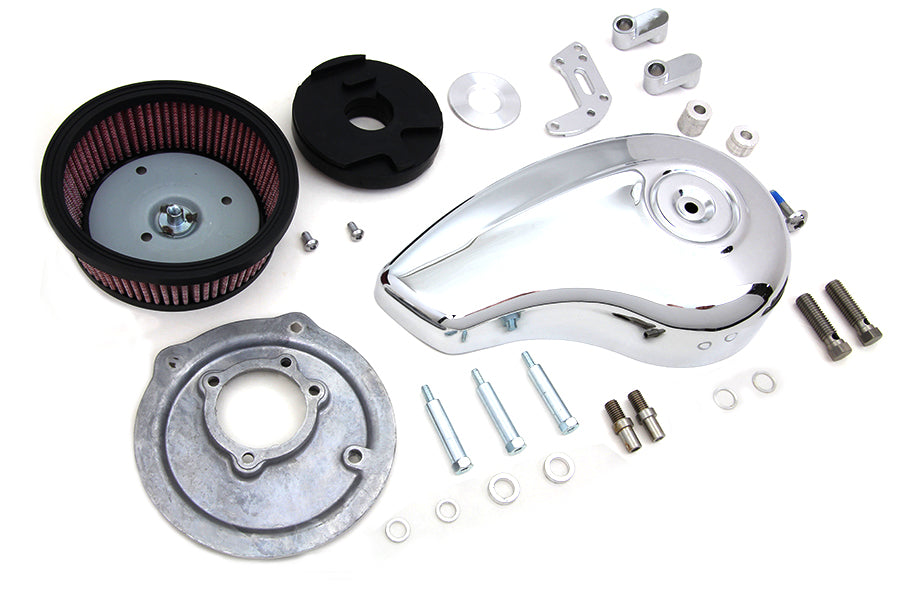 Wyatt Gatling Teardrop Air Cleaner Kit Chrome