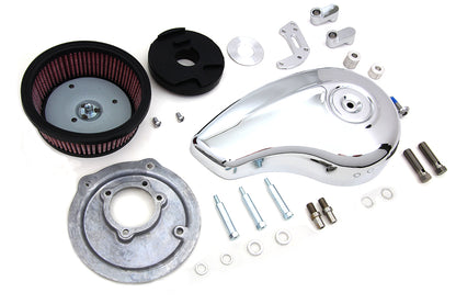 Wyatt Gatling Teardrop Air Cleaner Kit Chrome