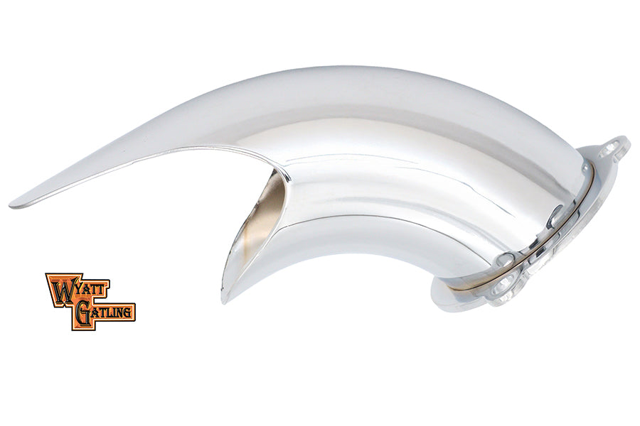 Wyatt Gatling Scoop Air Cleaner Chrome