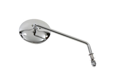Round Mirror with Long Stem Chrome
