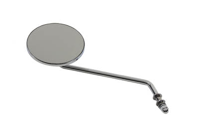 Round Mirror with Long Stem Chrome