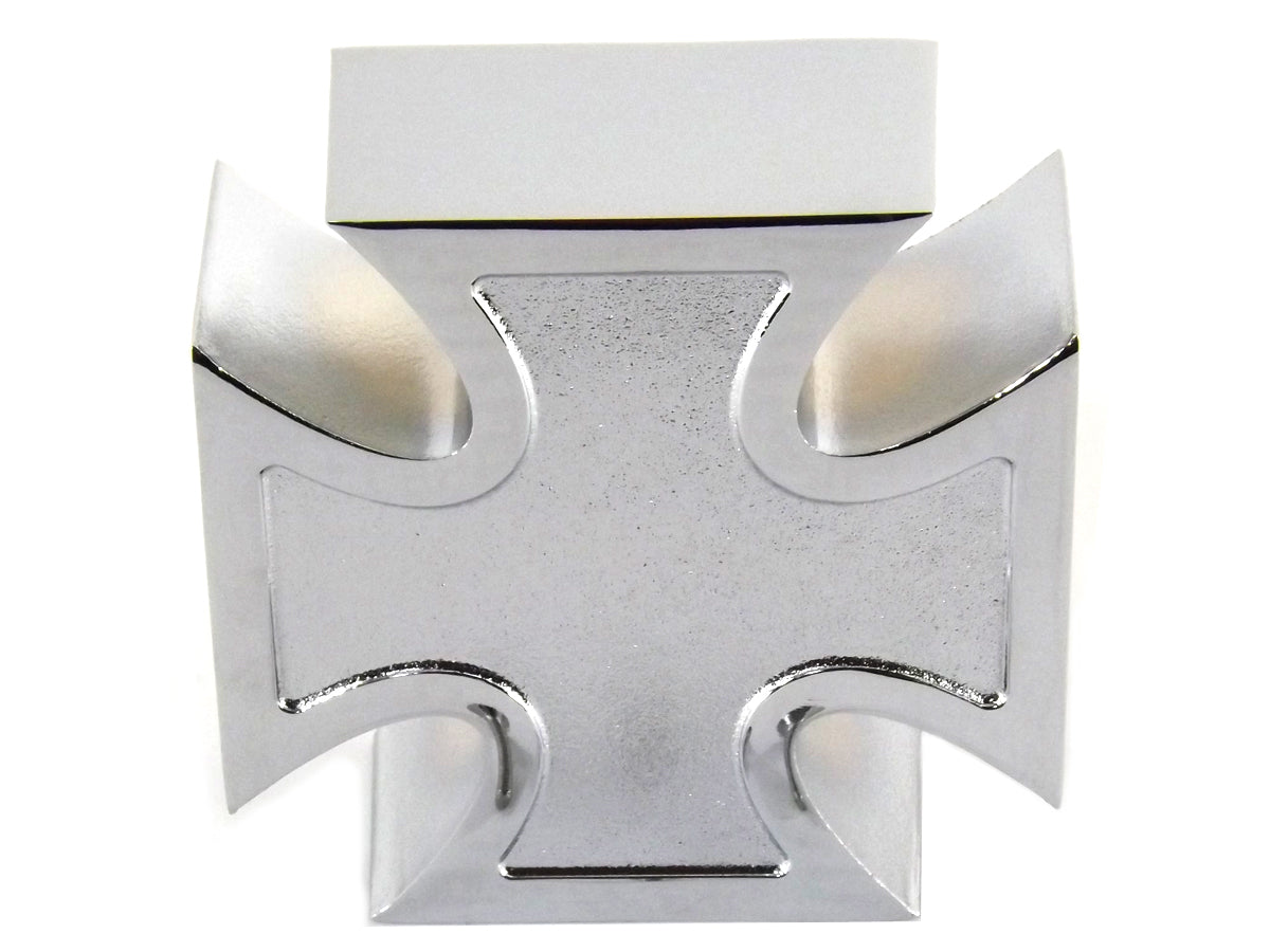 Chrome Maltese Cross Air Cleaner Cover