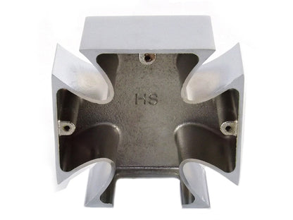 Chrome Maltese Cross Air Cleaner Cover