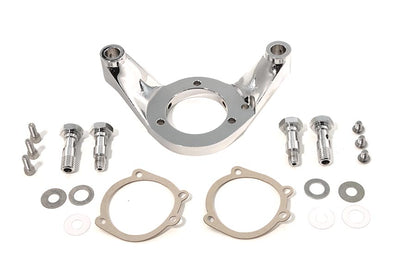Air Cleaner Bracket Kit Chrome Billet