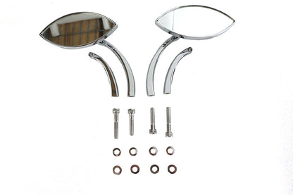 Eagle Eye Mirror Set Billet Chrome