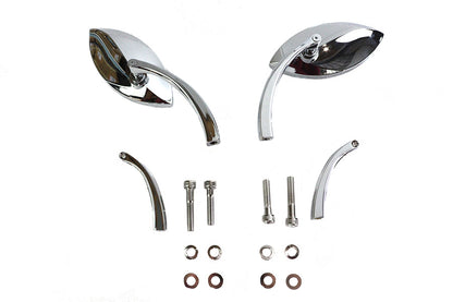 Eagle Eye Mirror Set Billet Chrome