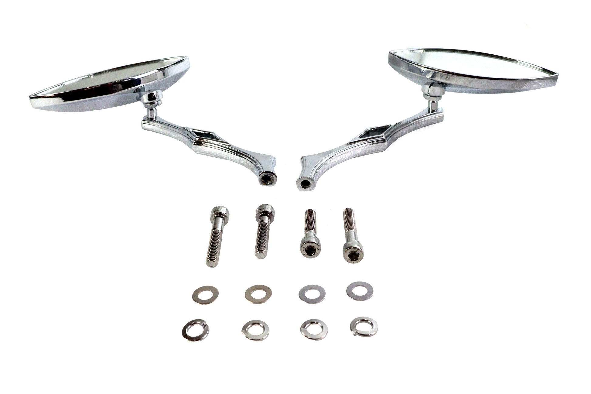 Eagle Eye Mirror Set Billet Chrome