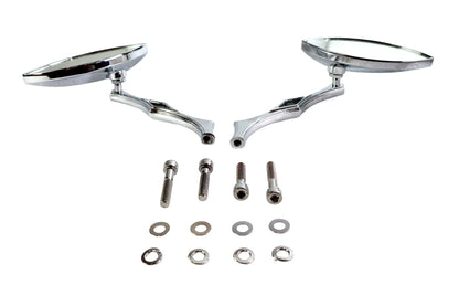 Eagle Eye Mirror Set Billet Chrome