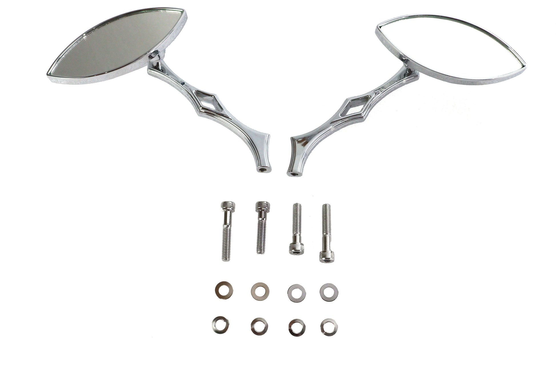 Eagle Eye Mirror Set Billet Chrome
