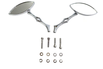 Eagle Eye Mirror Set Billet Chrome