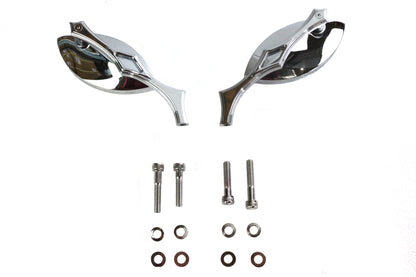 Eagle Eye Mirror Set Billet Chrome