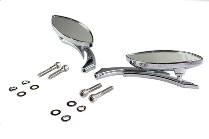 Eagle Eye Mirror Set Billet Chrome