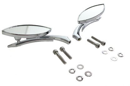 Eagle Eye Mirror Set Billet Chrome