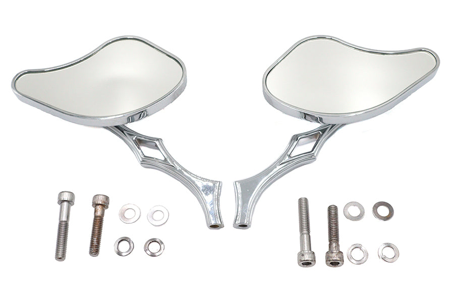 Pork Chop Mirror Set Billet