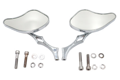 Pork Chop Mirror Set Billet