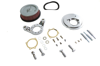 Hi-Flow Air Cleaner Backing Plate Kit Chrome