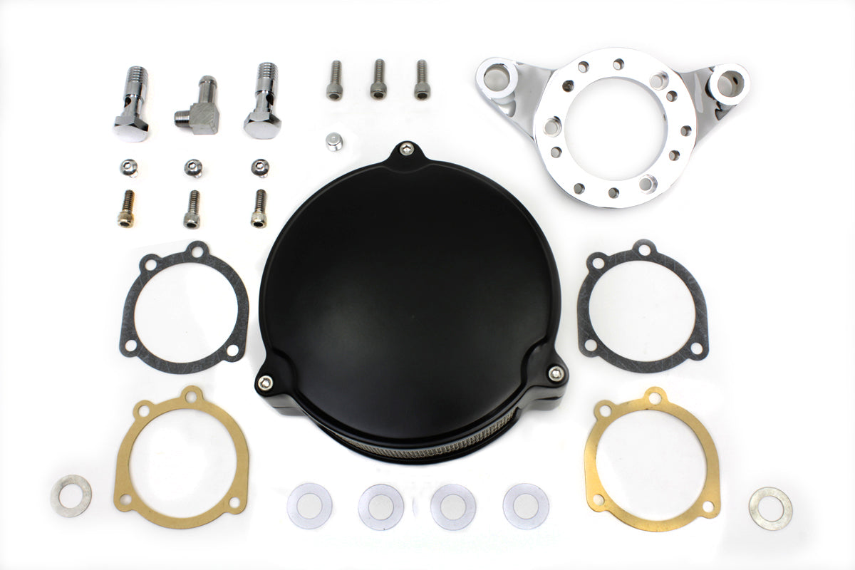 Black Wyatt Gatling Air Cleaner Assembly