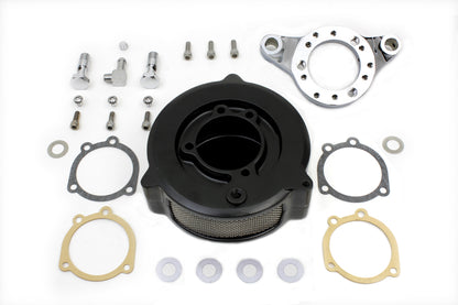 Black Wyatt Gatling Air Cleaner Assembly