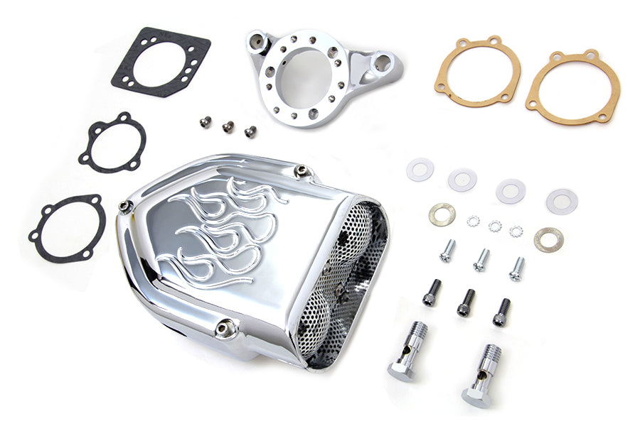 Chrome Wyatt Gatling Air Cleaner Assembly
