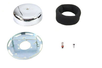 7 Round Air Cleaner Chrome