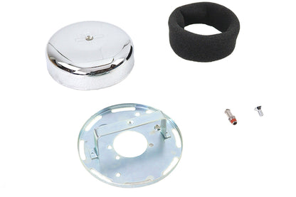 7 Round Air Cleaner Chrome