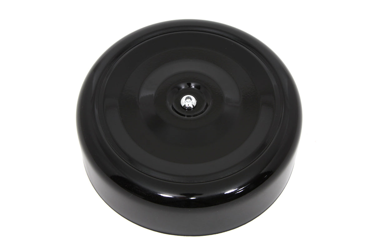 Black Round Bobbed Style 7 Air Cleaner Cover