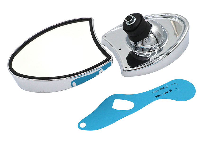 Chrome Touring Style Mirror Set