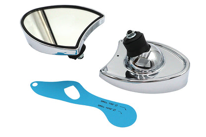 Chrome Touring Style Mirror Set