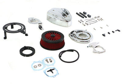 Siren Air Cleaner Assembly Chrome
