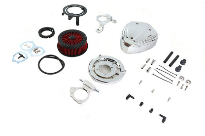 Siren Air Cleaner Assembly Chrome