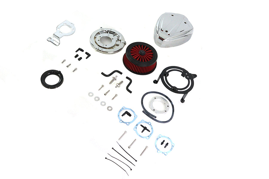 Siren Air Cleaner Assembly Chrome