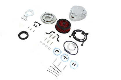 Siren Air Cleaner Assembly Chrome