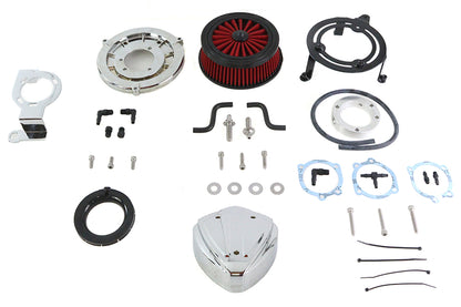Siren Air Cleaner Assembly Chrome