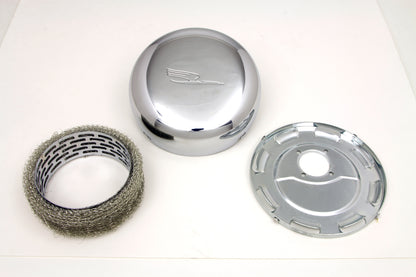 7 Linkert Bird J-Slot Style Air Cleaner Assembly Chrome