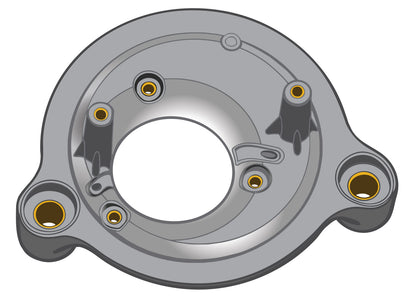 160mm Teardrop Air Cleaner Backing Plate
