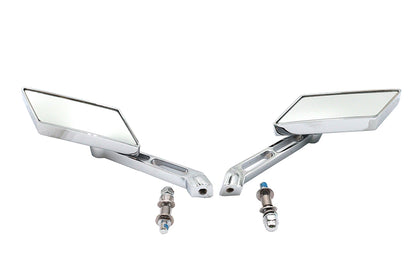 Parallelogram Mirror Set Chrome