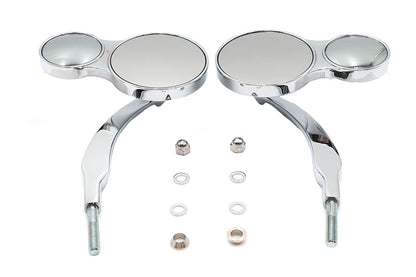 Split Vision Round Mirror Set