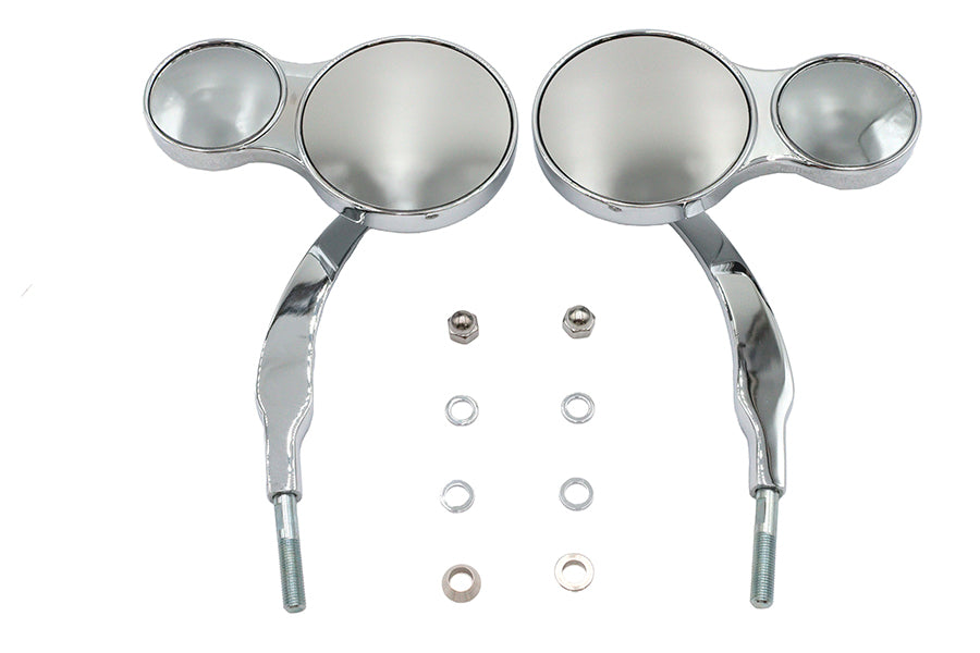 Split Vision Round Mirror Set