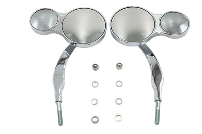 Split Vision Round Mirror Set