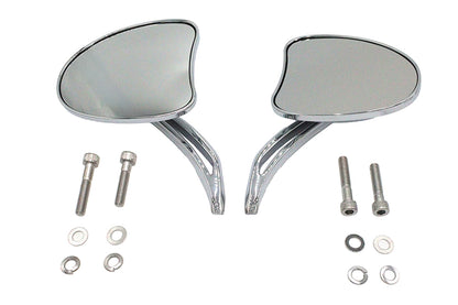 Mini Tapered Mirror Set with Short Slotted Stem