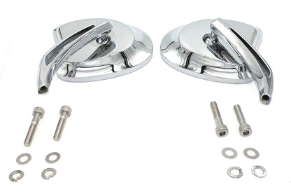Mini Tapered Mirror Set with Short Slotted Stem