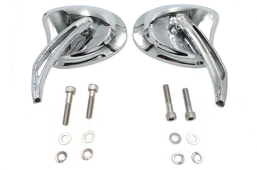 Mini Tapered Mirror Set with Short Slotted Stem