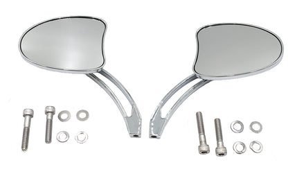 Mini Tapered Mirror Set with Long Slotted Stem