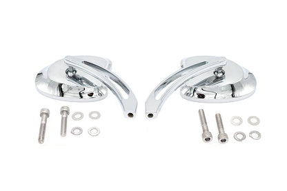 Mini Tapered Mirror Set with Long Slotted Stem