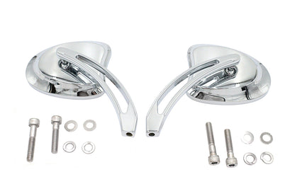 Mini Tapered Mirror Set with Long Slotted Stem