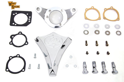 Chrome Wyatt Gatling Air Cleaner Assembly