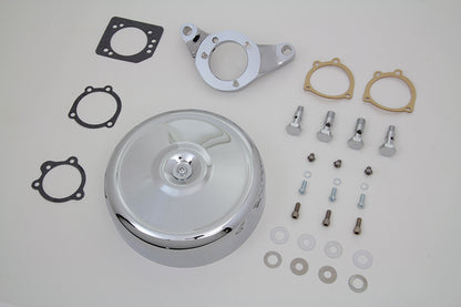 Chrome Wyatt Gatling Air Cleaner Assembly