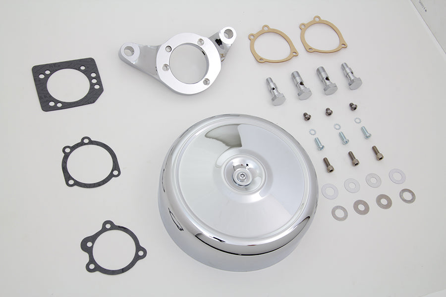 Chrome Wyatt Gatling Air Cleaner Assembly