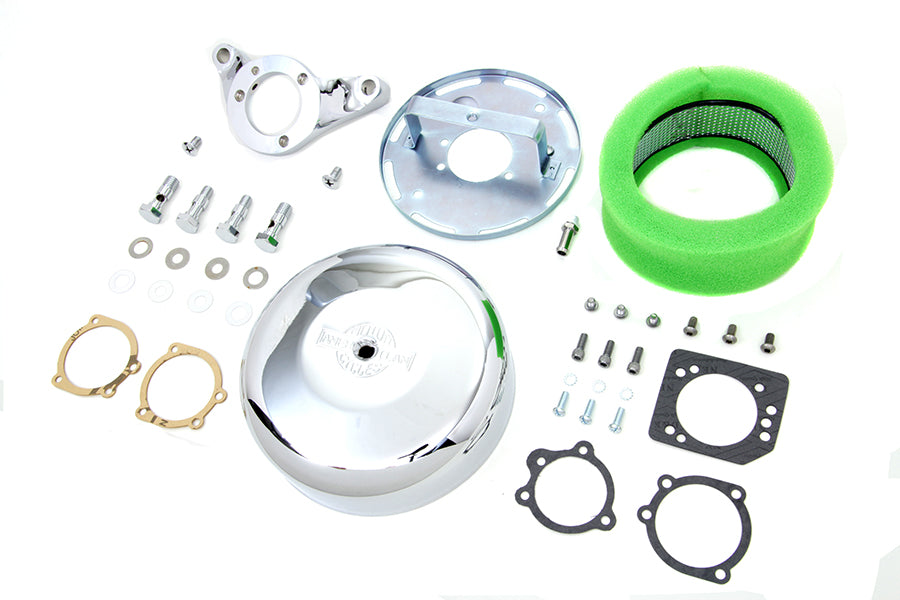 Chrome Wyatt Gatling Air Cleaner Assembly