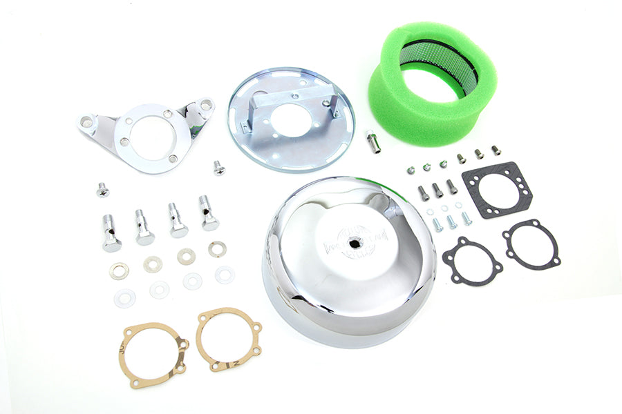Chrome Wyatt Gatling Air Cleaner Assembly